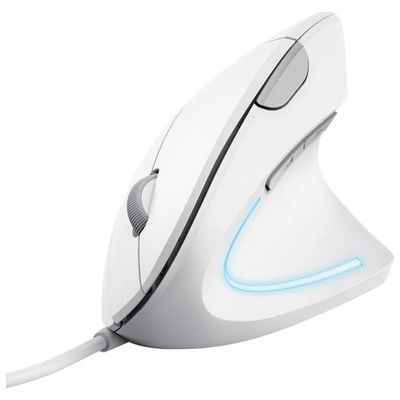 Trust Verto Mouse Verticale Ergonomico USB, 1600 DPI, 6 Pulsanti, Mano Destra