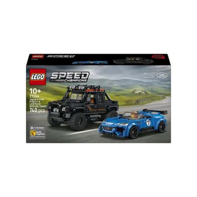 LEGO Speed Champions Jaguar Project 7 e Land Rover Defender – Set da 740 pezzi