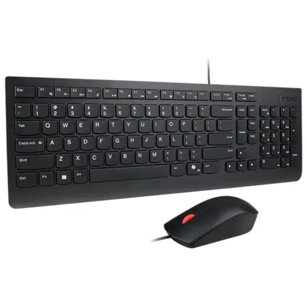 Lenovo Essential Kit 4X31R64420 – Tastiera e Mouse USB, Layout Italiano