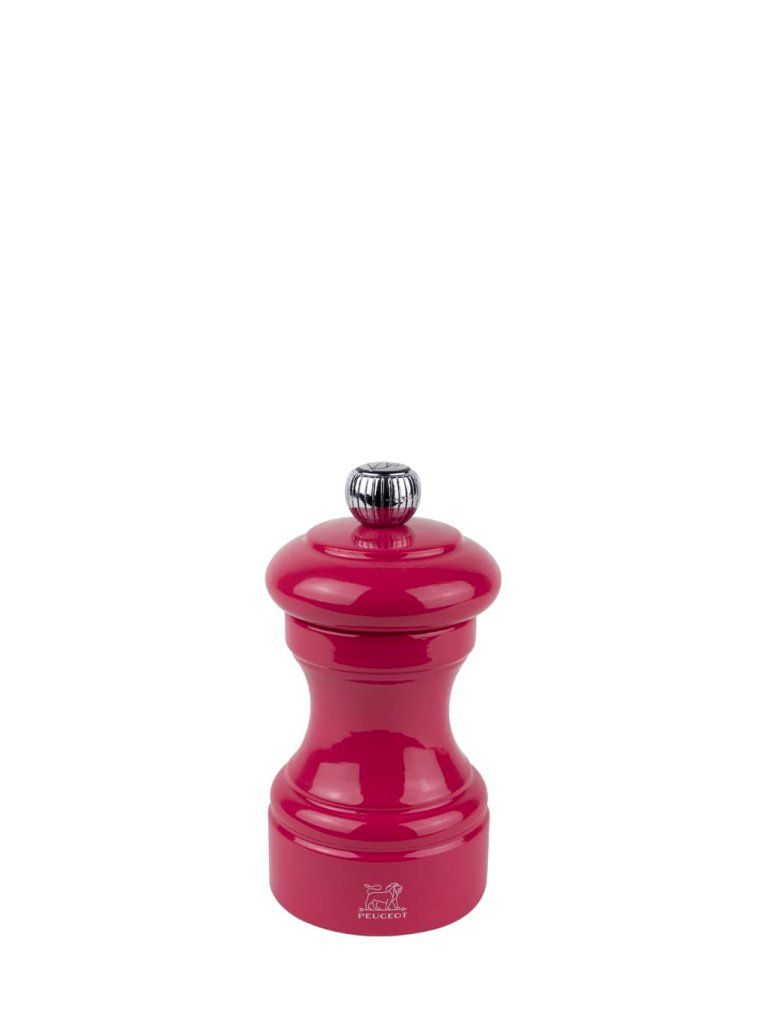 Peugeot Bistro Macinapepe in Legno Laccato Rosa, 10 cm