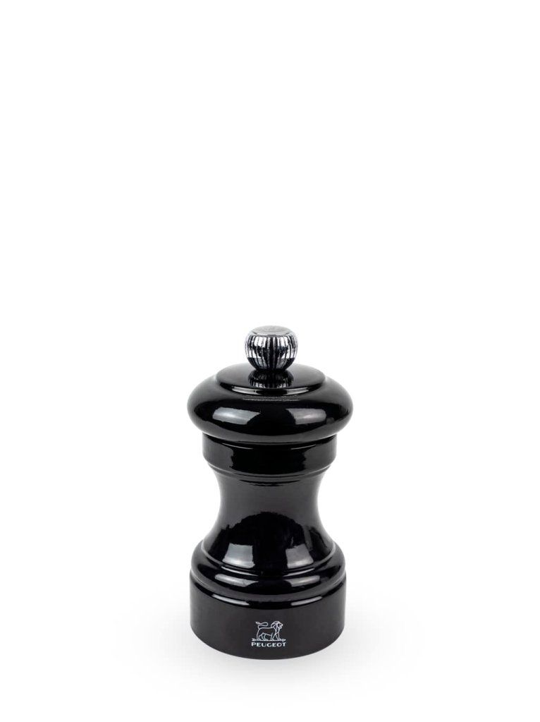Peugeot Bistro Macinasale in Legno Nero Laccato, 10 cm