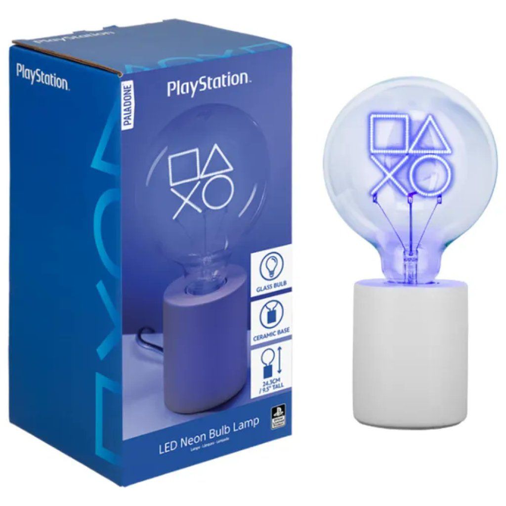 PLAYSTATION Lampada LED PlayStation con Base in Ceramica, 24,3 cm