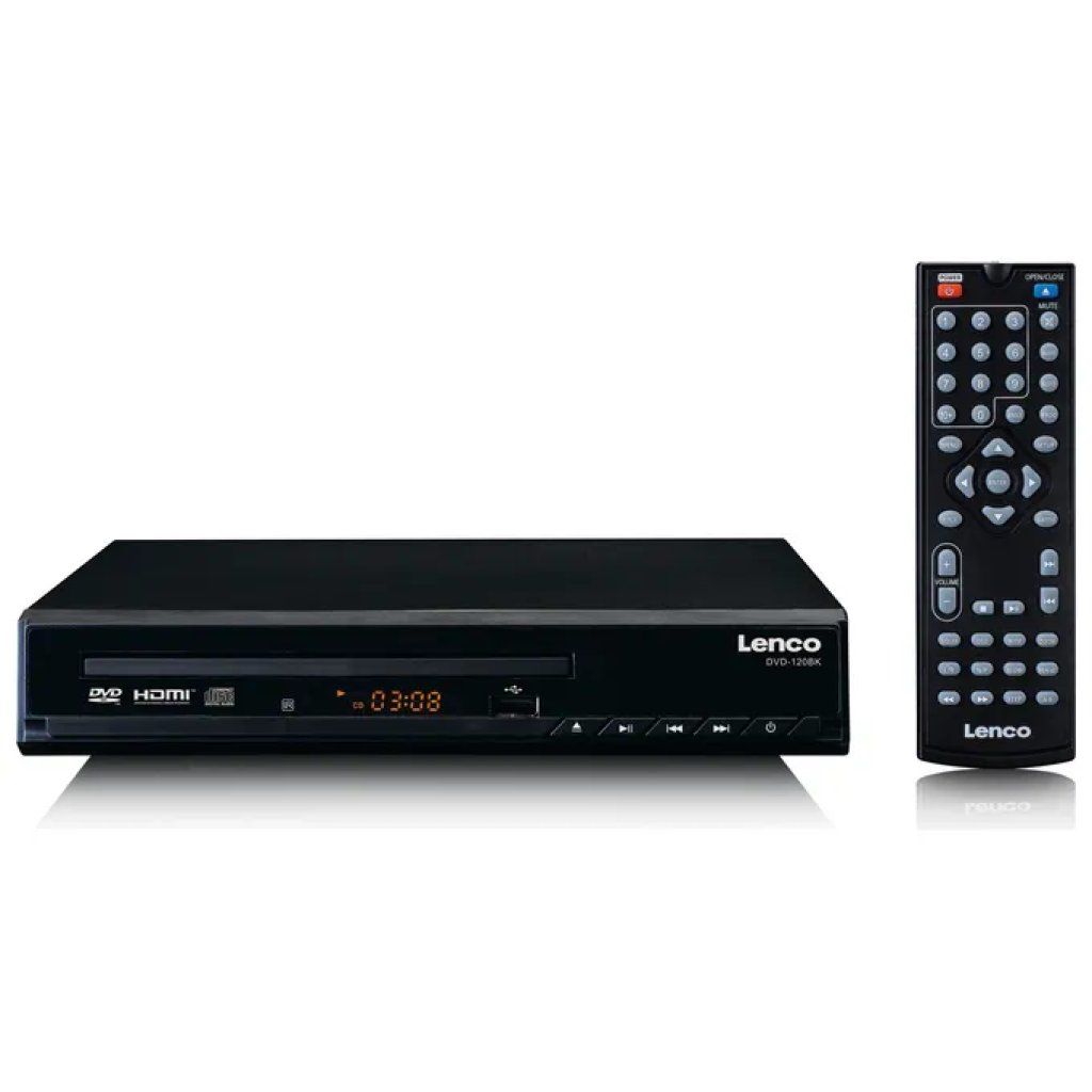 Lenco DVD-120BK Lettore DVD Portatile con HDMI e USB
