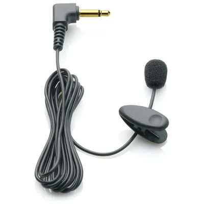 Philips LFH9173 Microfono Lavalier Omnidirezionale con Clip, Jack 3,5 mm e Cavo da 1,2 m