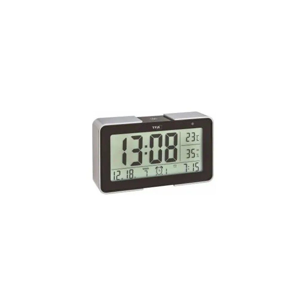 TFA-DOSTMANN TFA Dostmann Melody 60.2540.01 – Sveglia digitale radiocontrollata nera