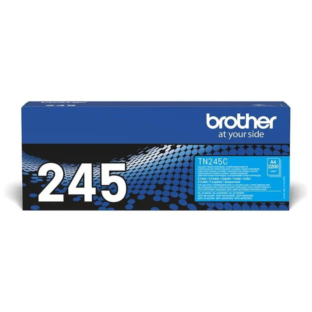 Brother TN245C Toner Originale Ciano, 2.200 Pagine Brother TN245C Toner Originale Ciano, 2.200 Pagine