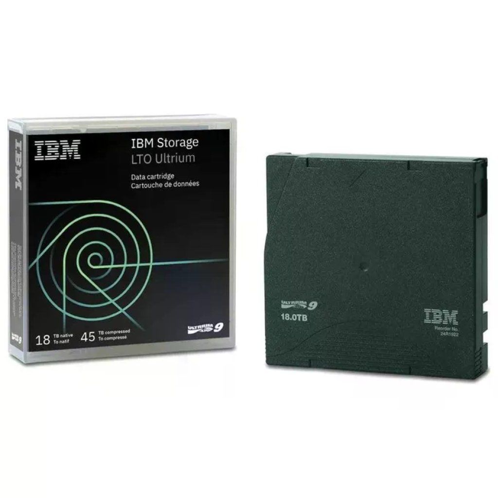 IBM LTO Ultrium 9 Nastro Dati 18 TB / 45 TB IBM LTO Ultrium 9 Nastro Dati 18 TB / 45 TB