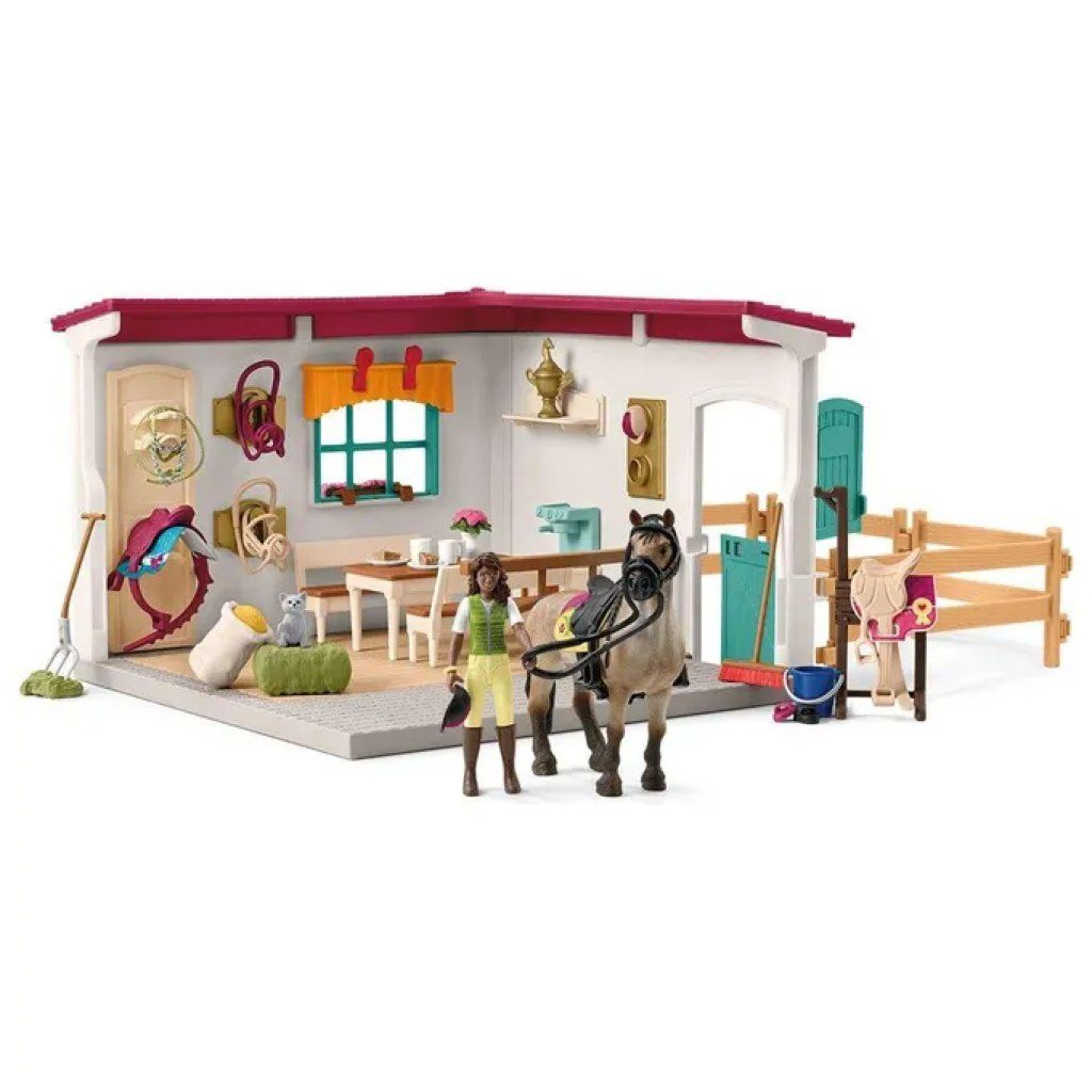 Schleich Horse Club 42591 – Scuderia con cavallo e accessori