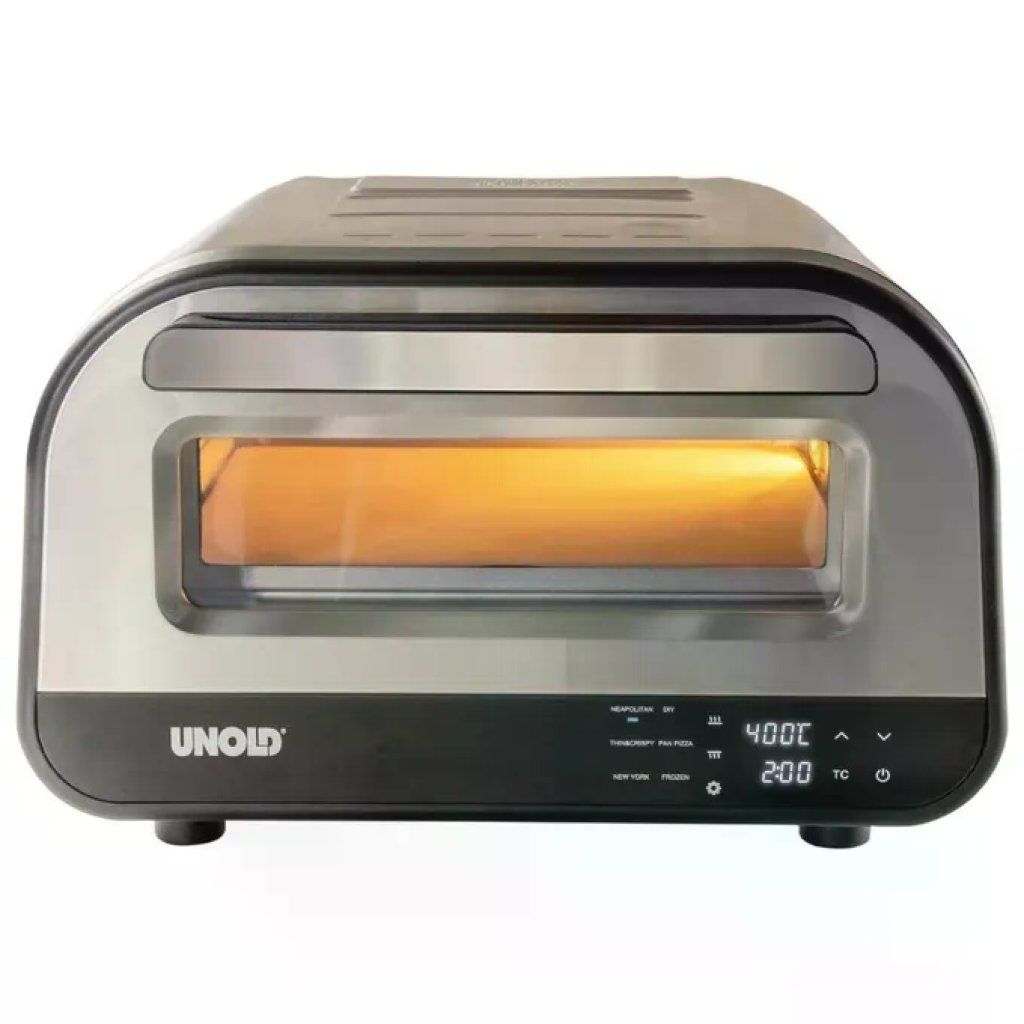 UNOLD 68816 Forno elettrico per pizza 1700 W, inox UNOLD 68816 Forno elettrico per pizza 1700 W, inox