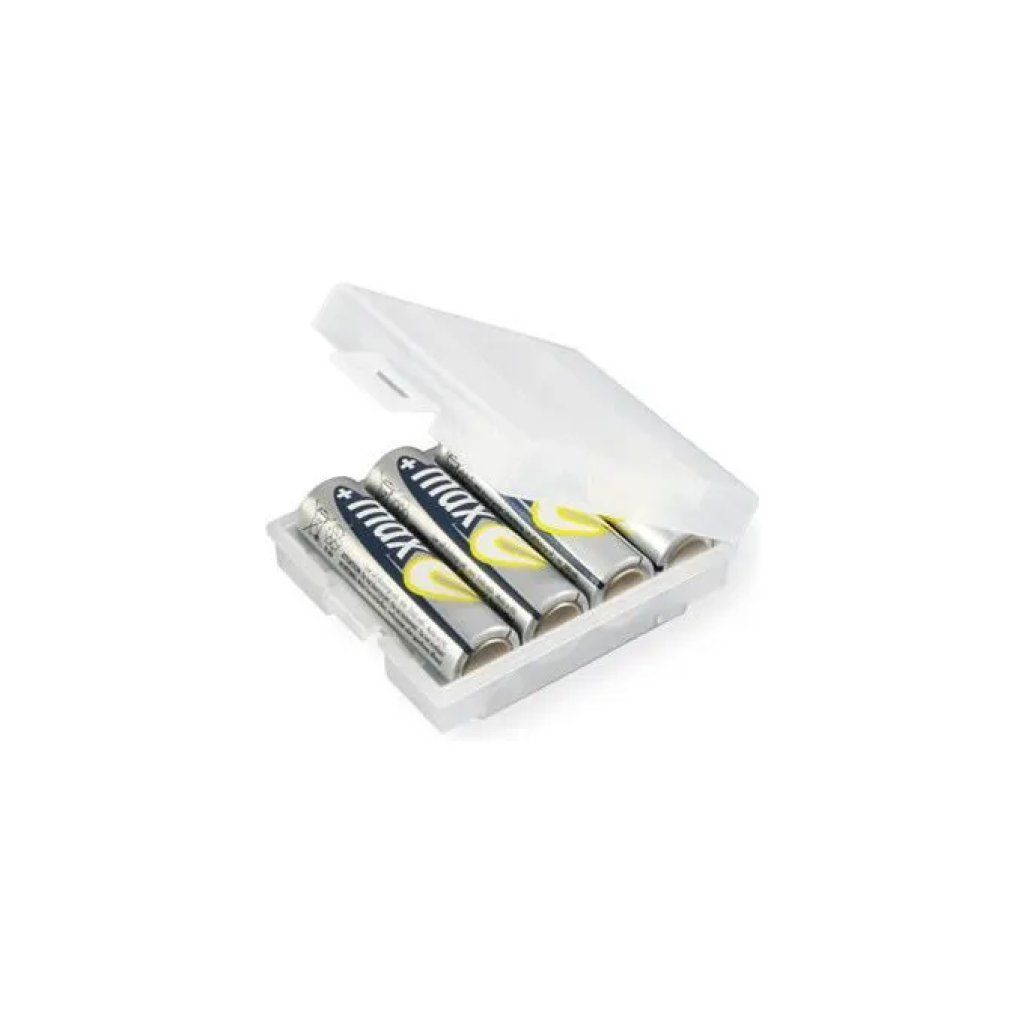 Ansmann Contenitore per 4 Batterie AA e AAA