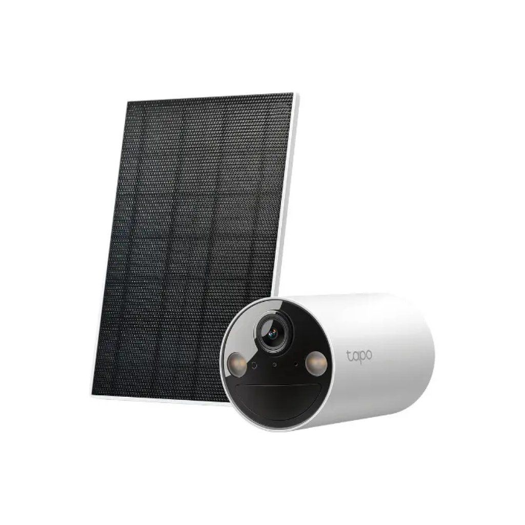TP-Link Tapo C410 Kit Telecamera Wi-Fi da Esterno con Pannello Solare, 3 MP, IP65