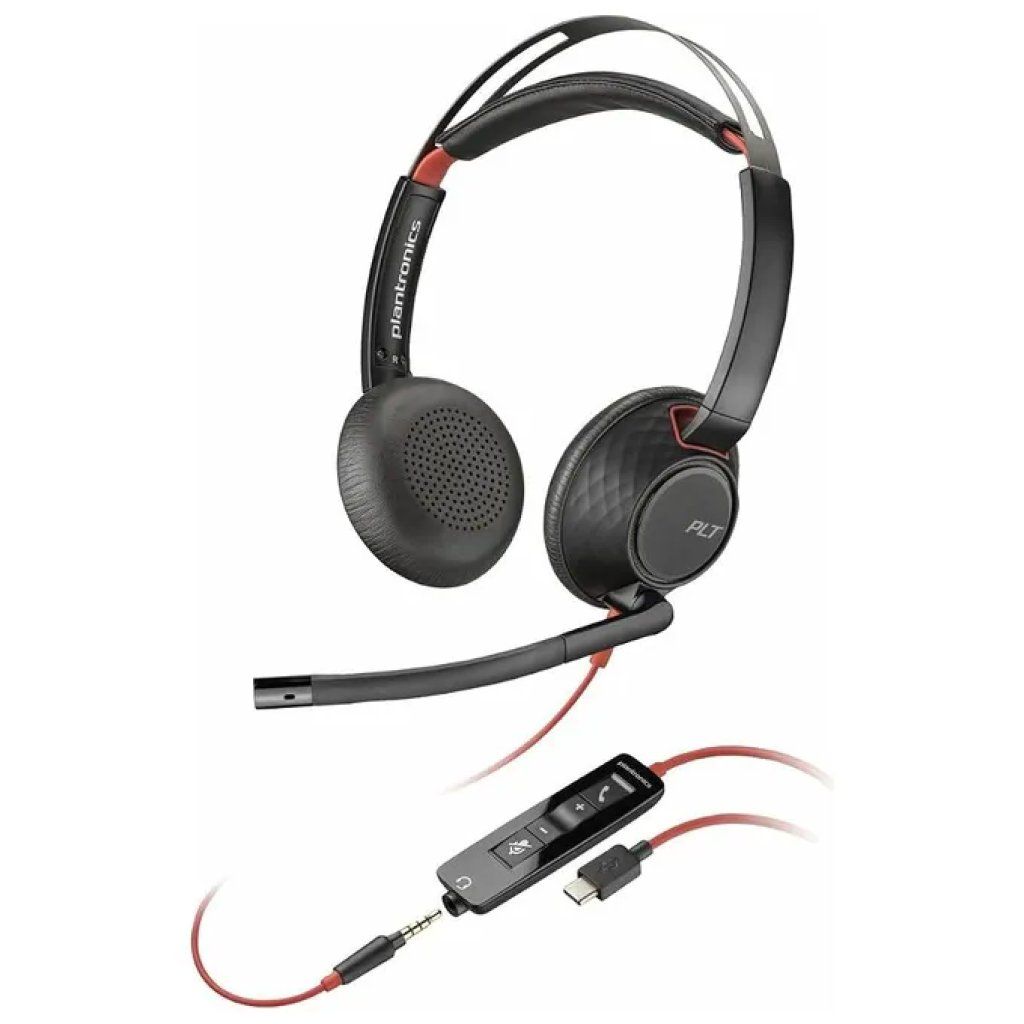 Poly Blackwire 5220 Auricolare Stereofonico con USB-C e Jack 3.5 mm colore Nero Poly Blackwire 5220 Auricolare Stereofonico con USB-C e Jack 3.5 mm colore Nero