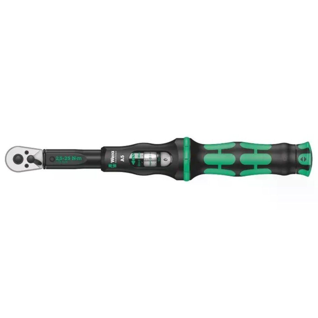 Wera Click-Torque A 5 – Chiave dinamometrica 2,5–25 Nm, 1/4″