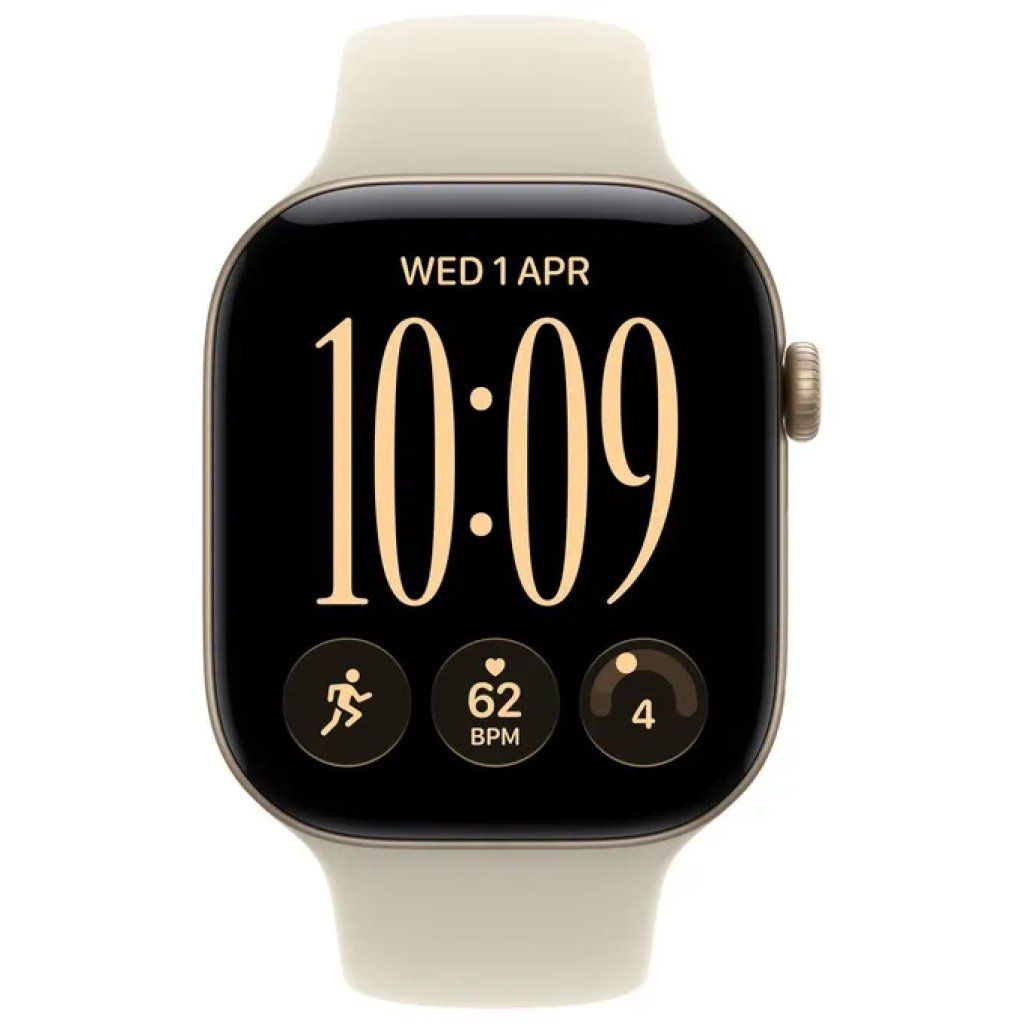 Apple Watch Series 12 GPS 42 mm Oro Chiaro con Cinturino Sport