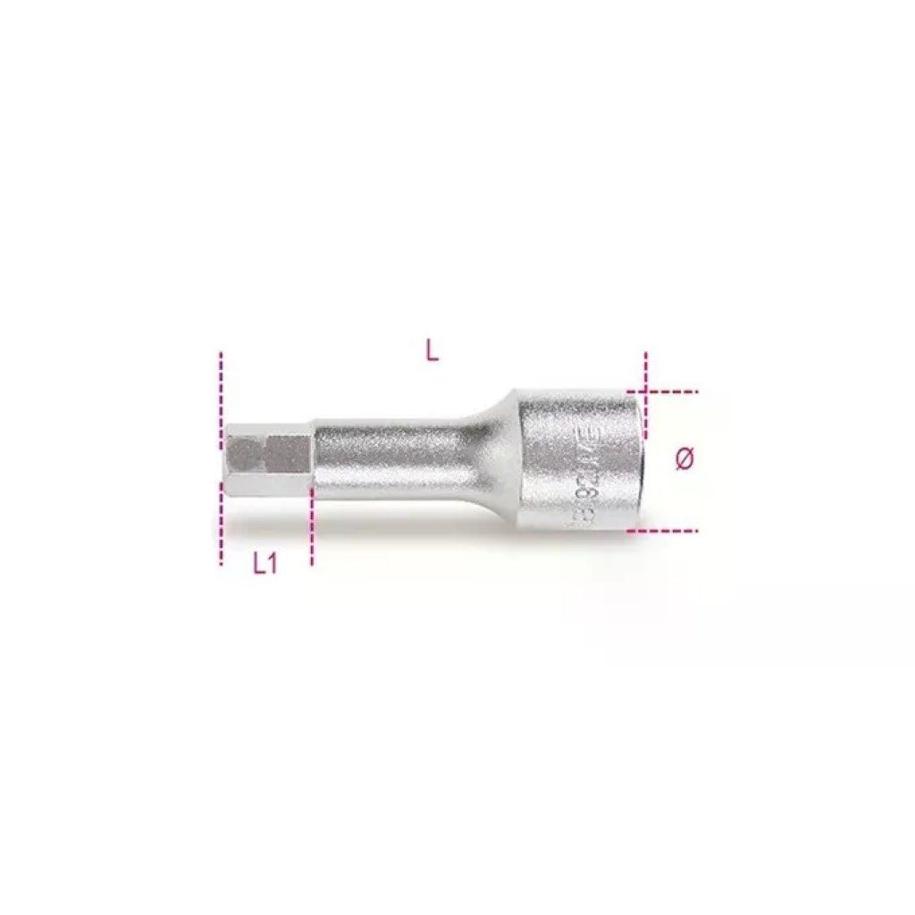 Beta 920ME/17 Bussola a Giravite Esagonale 17 mm, Attacco 1/2 Beta 920ME/17 Bussola a Giravite Esagonale 17 mm, Attacco 1/2"