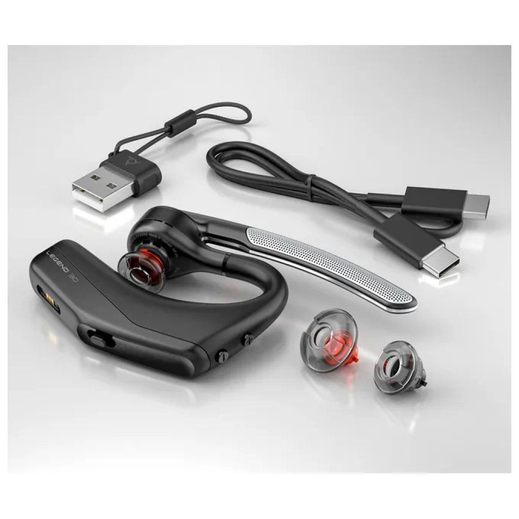 POLYCOM Poly Voyager Legend 30 – Auricolare Bluetooth Mono Nero
