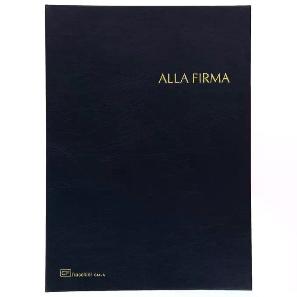 Fraschini Libro Firma Blu Scuro con 14 Intercalari