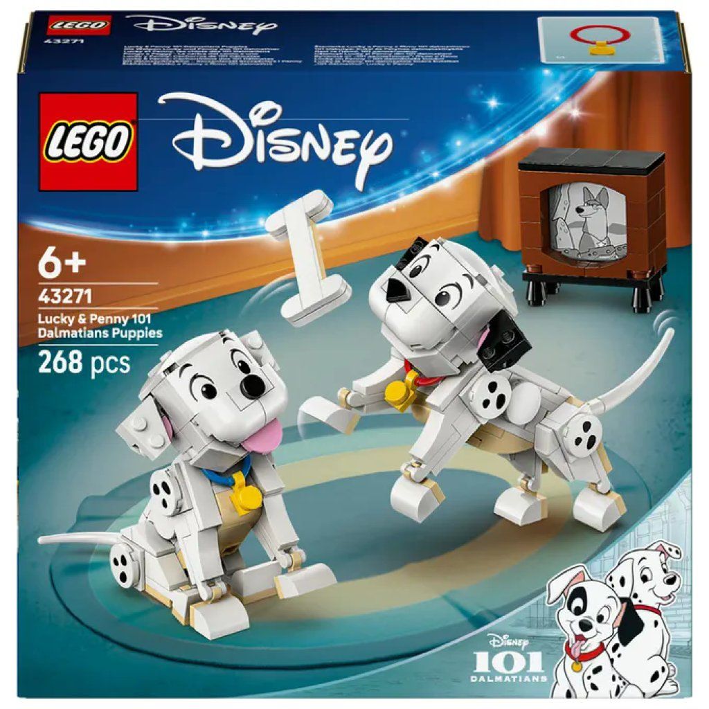 Lego 43271 Pongo E Peggy La Carica Dei Cento E Uno Set Da Costruzione 268 Pezzi