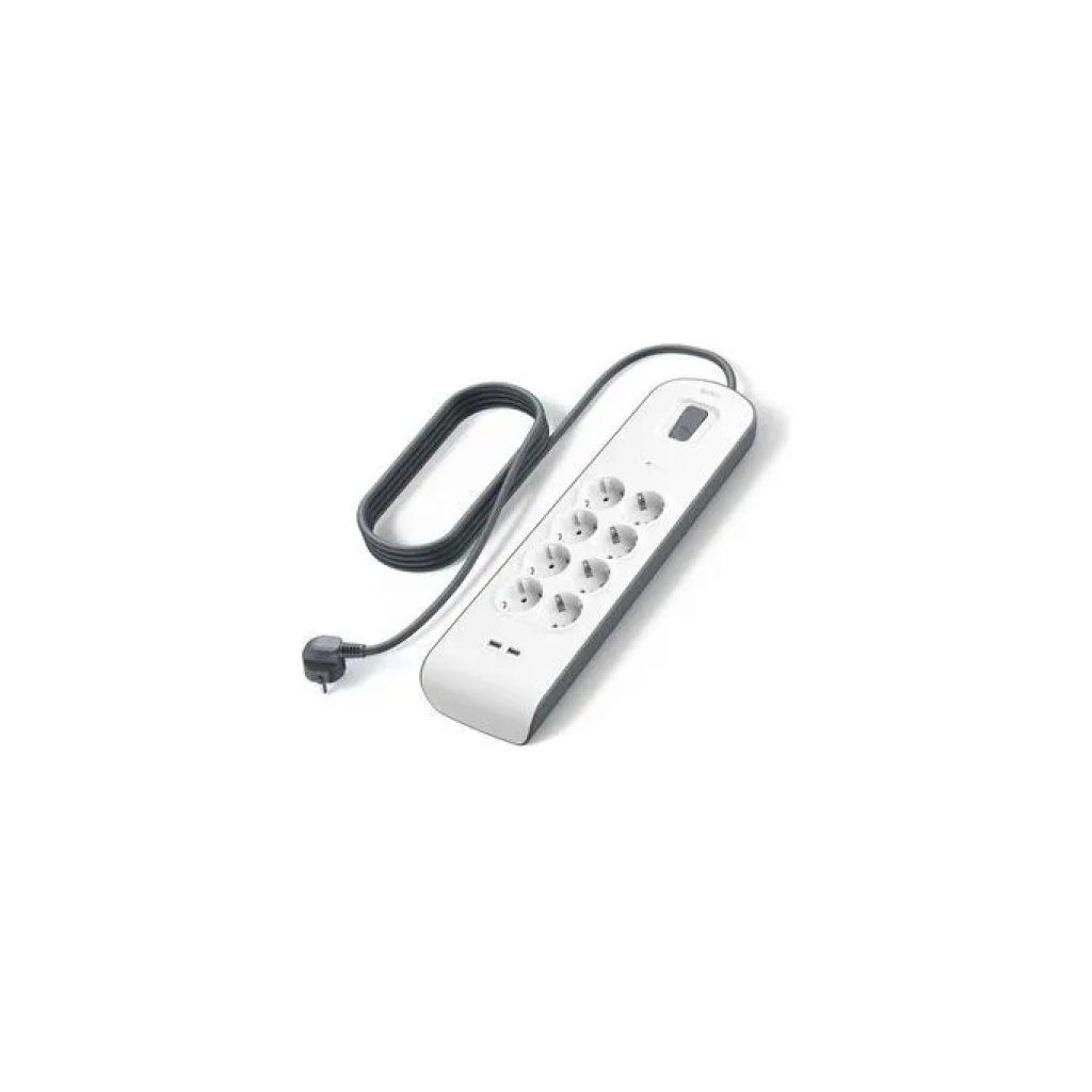 Belkin BSV804VF2M-V2 Multipresa 8 prese AC Grigio Bianco