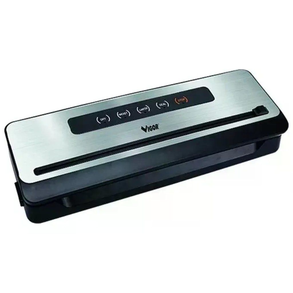 VIGOR-BLINKY Vigor Macchina Sottovuoto Automatica 100 W in Acciaio Inox