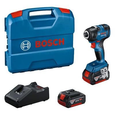 Bosch GDR 18V-200 Professional Avvitatore a Impulsi 18 V con 2 Batterie Bosch GDR 18V-200 Professional Avvitatore a Impulsi 18 V con 2 Batterie