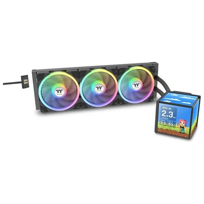 Thermaltake MINECUBE 360 Ultra – Dissipatore a liquido AIO per CPU, nero