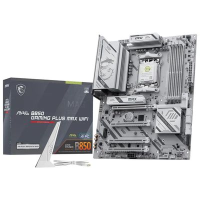 MSI MAG B850 Gaming Plus Max WiFi – Scheda madre ATX AM5, DDR5, Wi-Fi 7 MSI MAG B850 Gaming Plus Max WiFi – Scheda madre ATX AM5, DDR5, Wi-Fi 7