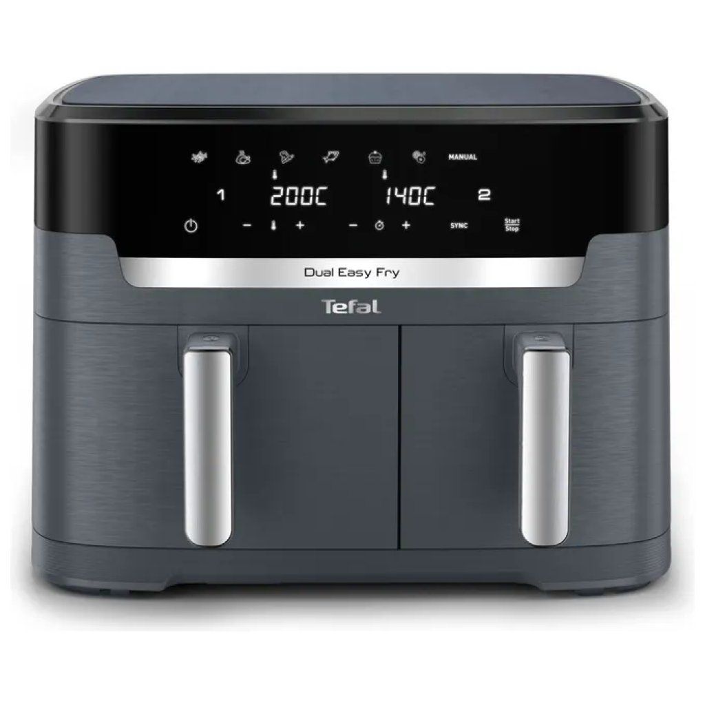Tefal Dual Easy Fry XXL EY942BE0 – Friggitrice ad aria 11 L Tefal Dual Easy Fry XXL EY942BE0 – Friggitrice ad aria 11 L