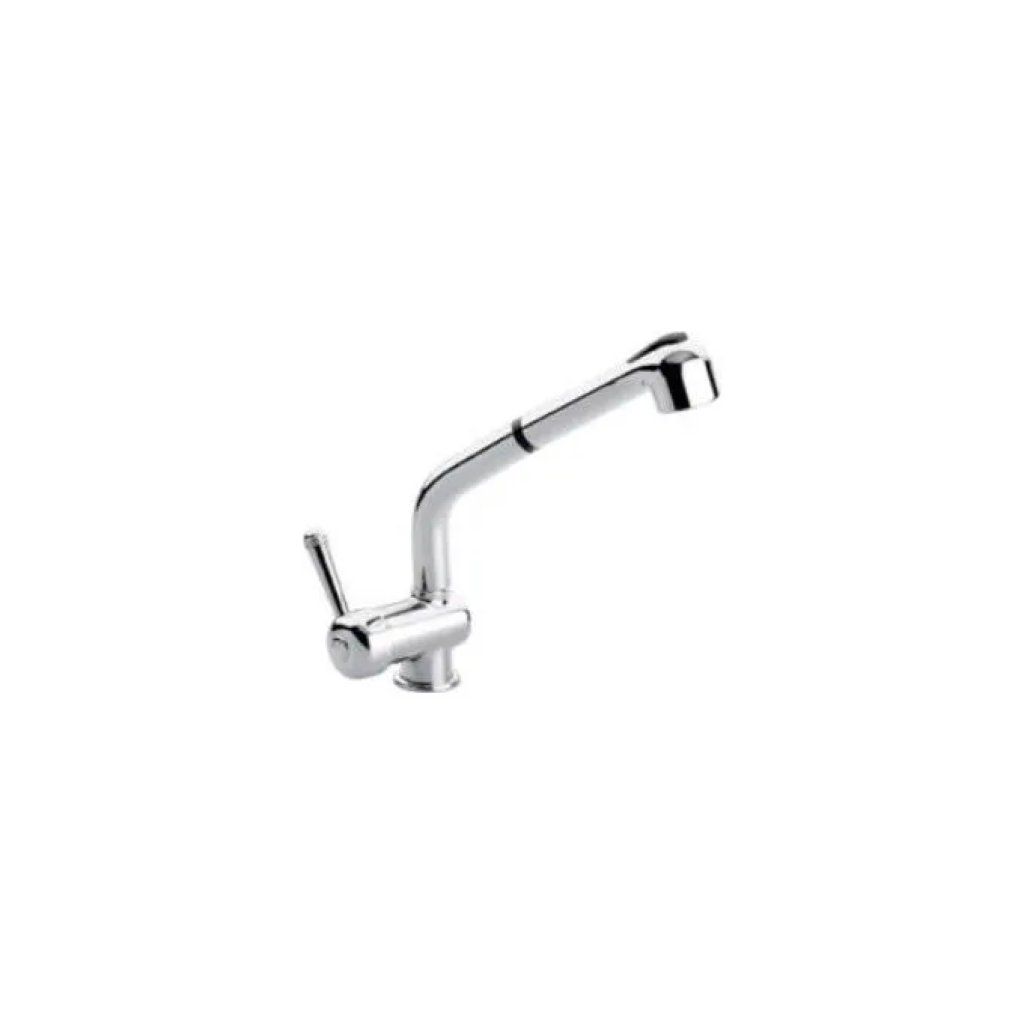 Emmevi Laguna 4066AV Miscelatore Cucina con Doccetta Estraibile – Granito Avena
