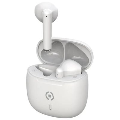 Celly BUZ Auricolari True Wireless Bluetooth, Bianchi Celly BUZ Auricolari True Wireless Bluetooth, Bianchi
