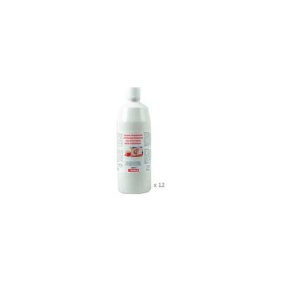 GIMA Acqua Ossigenata 10 Volumi 3% Stabilizzata, 12 Flaconi da 1 L