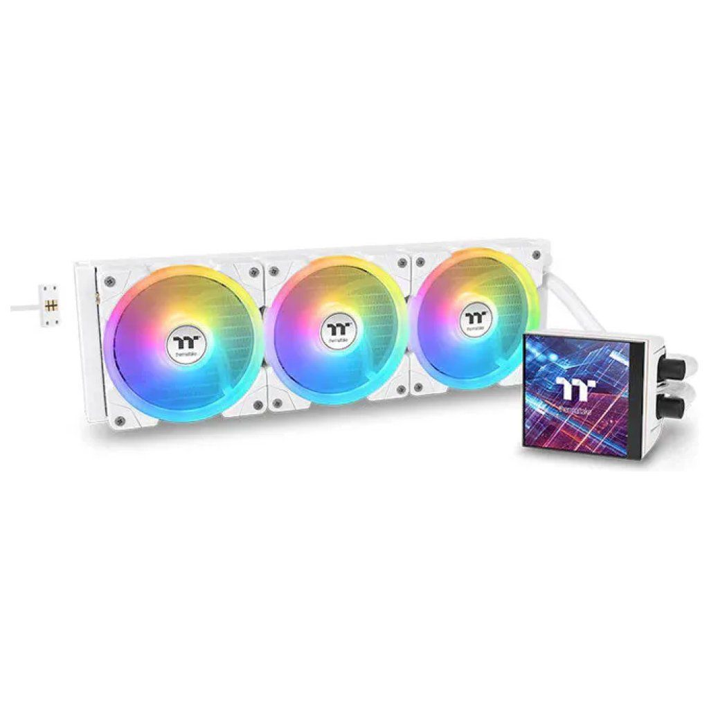 Thermaltake MAGFloe 360 Ultra Snow Edition – Dissipatore a liquido AIO ARGB con LCD