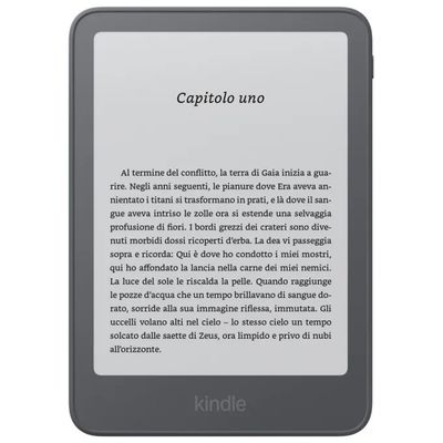 Amazon Kindle – Lettore eBook da 16 GB, schermo da 6", grigio