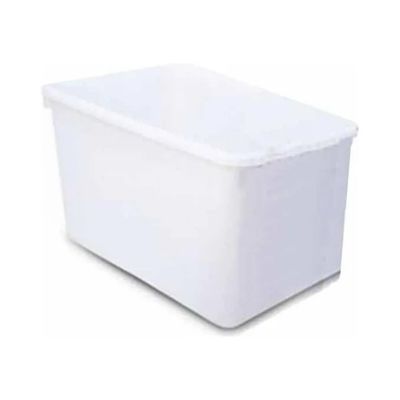 Giganplast Cesta Chiusa in Polietilene 100 L Bianca