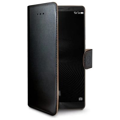 Celly Wally Cover a Portafoglio per Huawei Mate 9, Nera Celly Wally Cover a Portafoglio per Huawei Mate 9, Nera