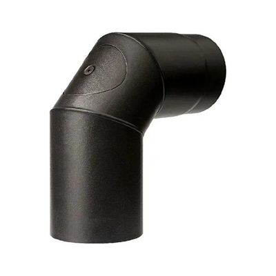 ALA 2000 ALA Aeternum ALA Gomito in Acciaio 90° Nero Opaco 14 cm