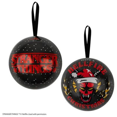 CINEREPLICAS Borsa Shopping Hellfire Club Stranger Things con Sfera Natalizia