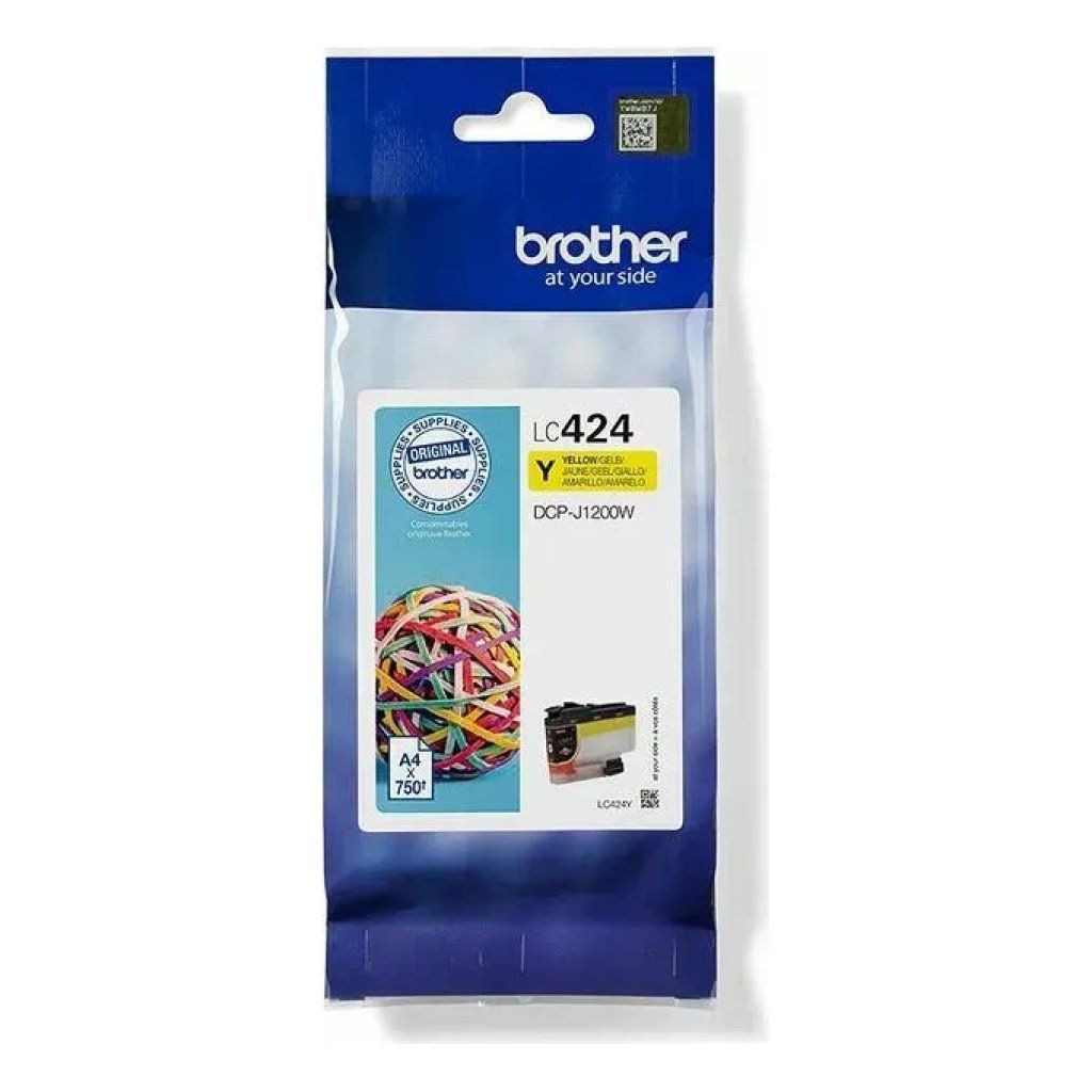 Brother LC-424Y Cartuccia Originale Gialla Brother LC-424Y Cartuccia Originale Gialla