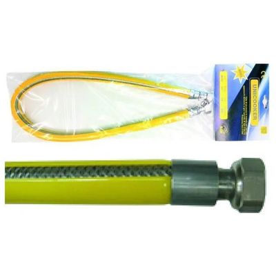 GENERICO Tubo flessibile per gas inox Unicooker F/F 1/2" – 200 cm