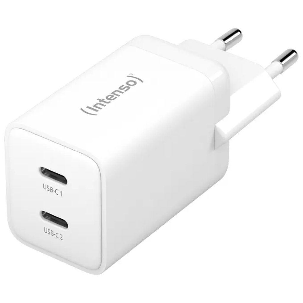 Intenso W40CC GaN – Alimentatore USB-C 40 W Bianco Intenso W40CC GaN – Alimentatore USB-C 40 W Bianco