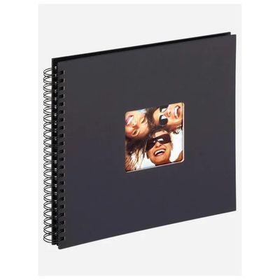 Walther Fun Album Fotografico Nero con Spirale, 30 × 30 cm, 50 Pagine