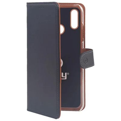 Celly Wally Case nera a libro per Honor 8X Max