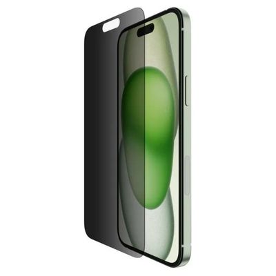 Belkin Vetro Temperato Privacy Antimicrobico per iPhone 15 Plus e 14 Pro Max