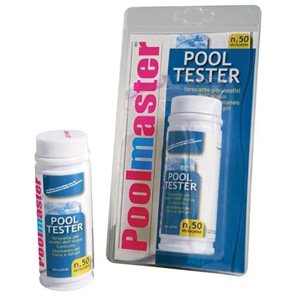 NEW PLAST Pooltester NEW PLAST – Strisce reattive per piscina, 2 controlli, 50 pezzi NEW PLAST Pooltester NEW PLAST – Strisce reattive per piscina, 2 controlli, 50 pezzi