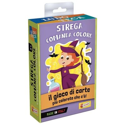 Lisciani Ludoteca – Strega Comanda Colore, gioco di carte per bambini