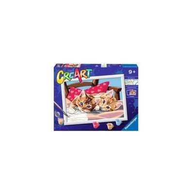 Ravensburger CreArt – Gattini sul Cuscino, Serie D