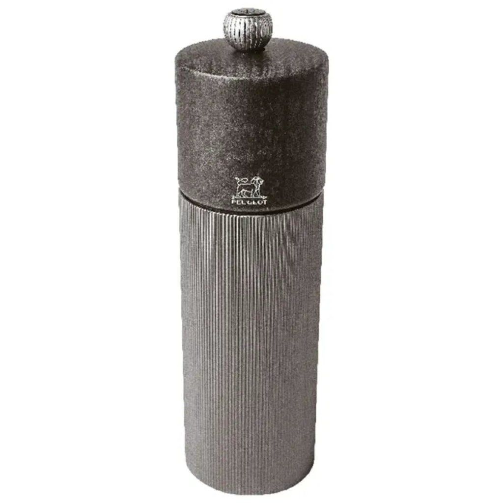 Peugeot Line macina sale regolabile in alluminio e legno, 18 cm