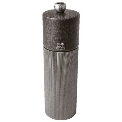 Peugeot Line macina sale regolabile in alluminio e legno, 18 cm