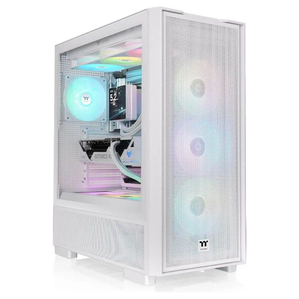 Thermaltake S380 TG ARGB Case Midi Tower Gaming Nero/Bianco