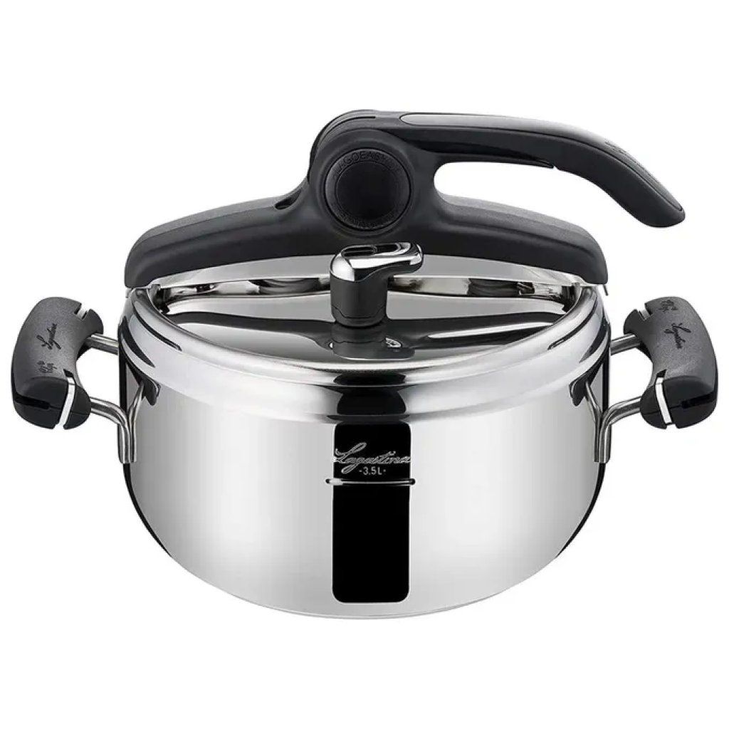 Lagostina Preziosa Pentola a Pressione 3,5 L in Acciaio Inox 18/10